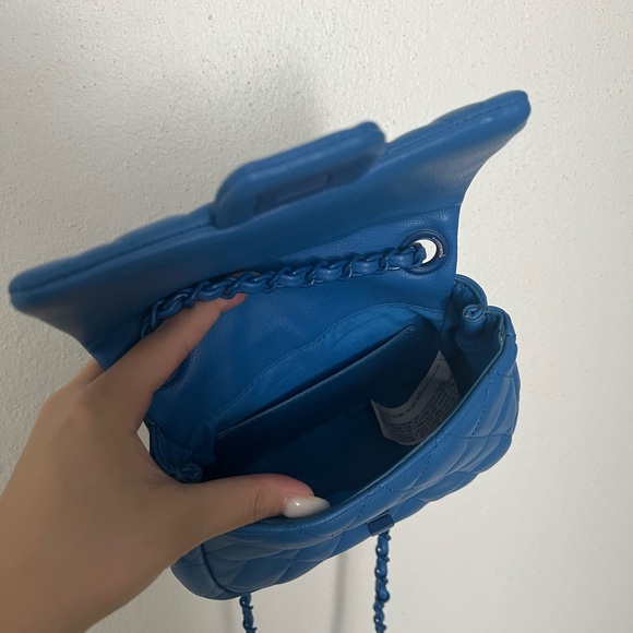 Bright Blue Small Crossbody Bag - Picture 3 of 7